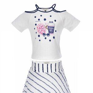 Nautical Summer Skirt Outfit for Girls